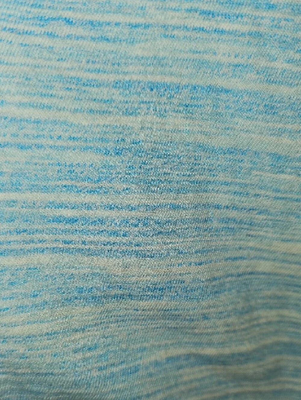 Justice Light Blue Heathered V-Neck Tee Size 12